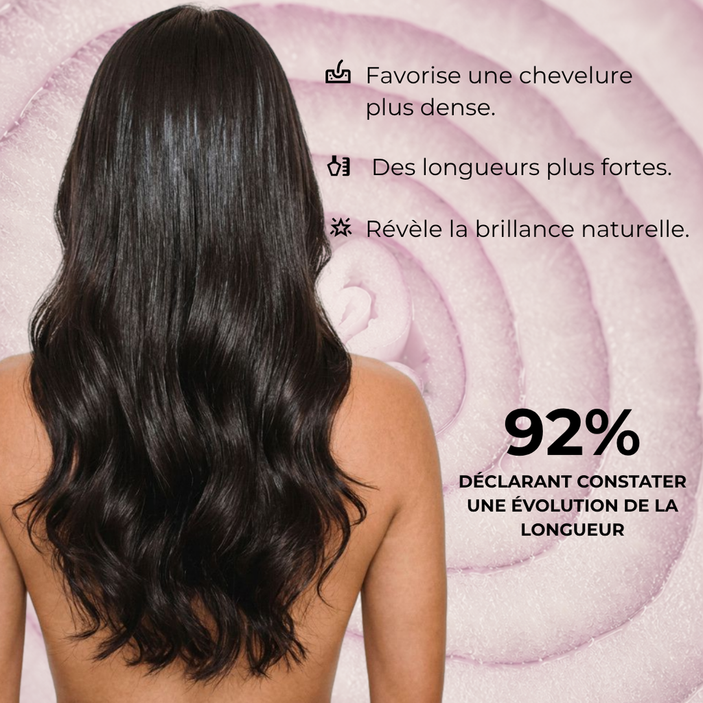 Shampoing à base d'oignon rouge